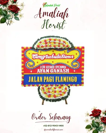 Sewa Papan Bunga Kenyam